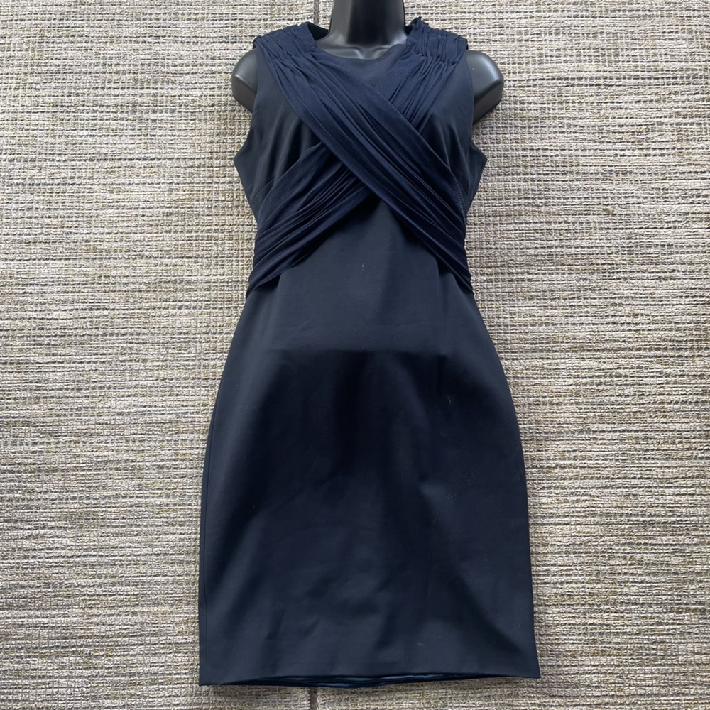 Cushnie Et Ochs Tulle Crossover Dress